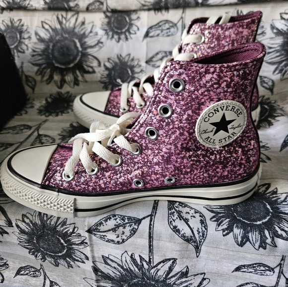 Converse Shoes - Converse Pink High-Top Sneakers